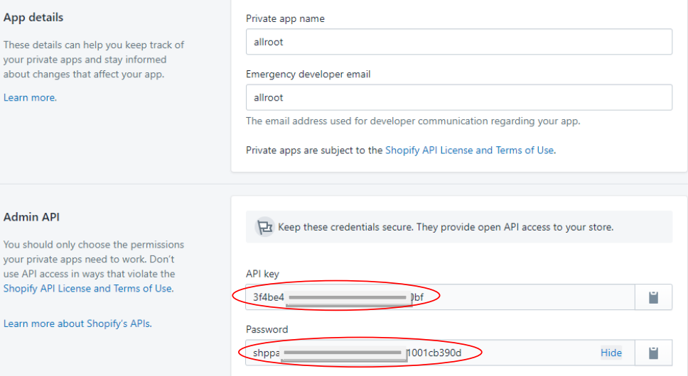 Shopify permissions