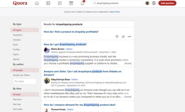 quore & reddit online community