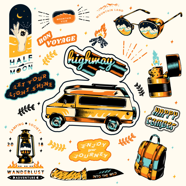 branded stickers
